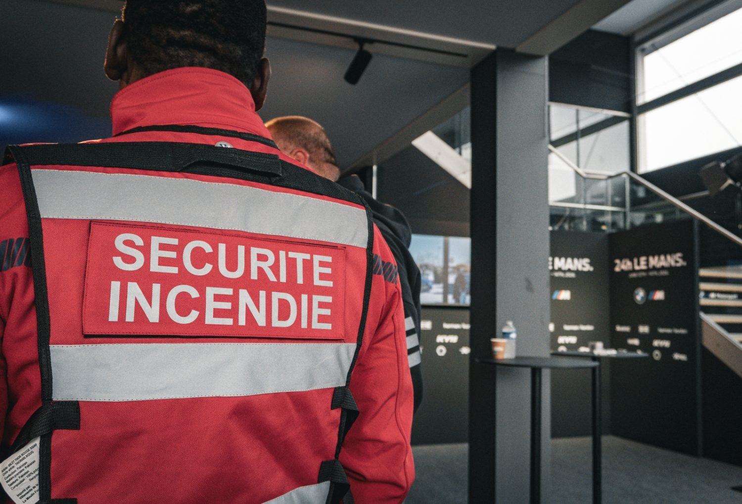 Agent de sécurité incendie en poste
